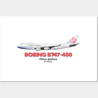 Boeing B747-400 - China Airlines Posters and Art